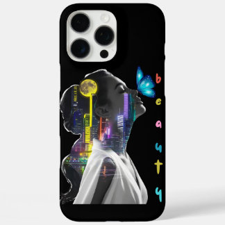 Funda iPhone 16 Pro Max Cityscape Belleza mujer, día de la mujer
