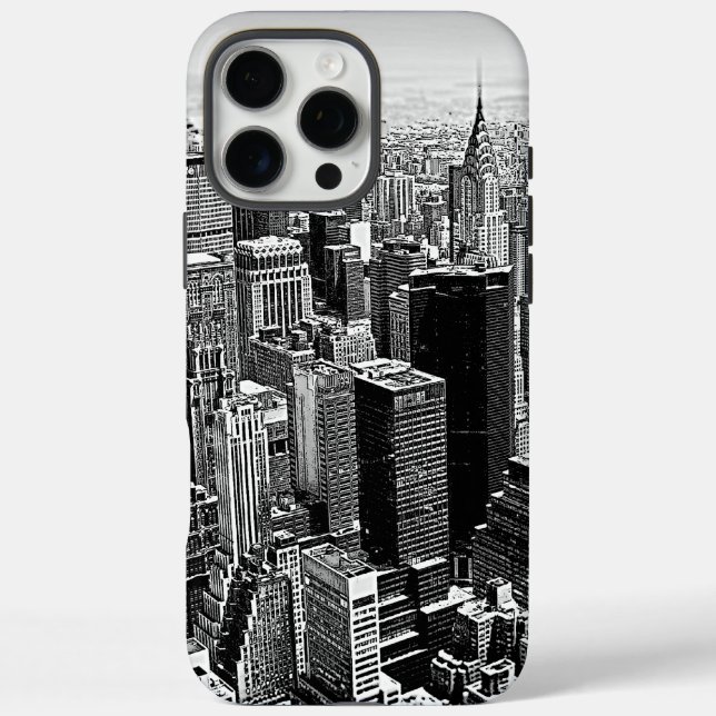 Funda iPhone 16 Pro Max Ciudad de Nueva York (Reverso)