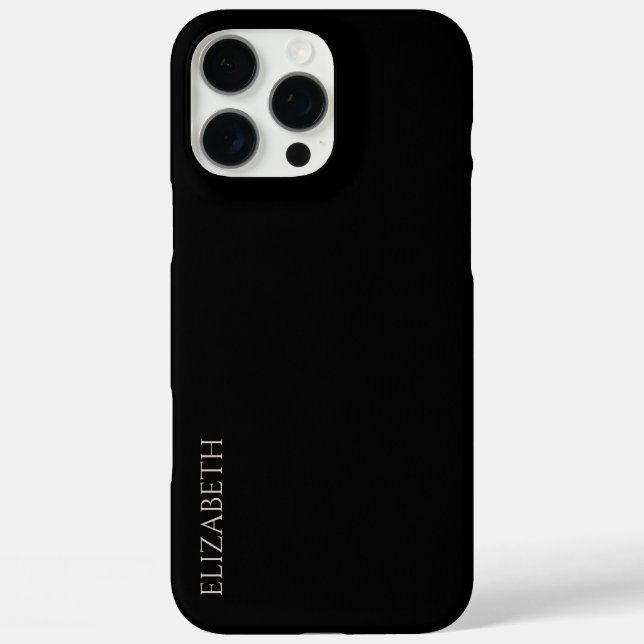 Funda iPhone 16 Pro Max clásico único personalizado (Reverso )