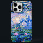Funda iPhone 16 Pro Max Claude Monet - Water Lilies 1919, arte fino,<br><div class="desc">Pintura de Claude Monet de 1919,  Lilies de Agua (rosa),  arte bonito.</div>