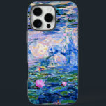 Funda iPhone 16 Pro Max Claude Monet - Water Lilies 1919, arte fino,<br><div class="desc">Pintura de Claude Monet de 1919,  Lilies de Agua (rosa),  arte bonito.</div>