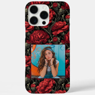 Funda iPhone 16 Pro Max Clavel floral personalizado regalo de aniversario 