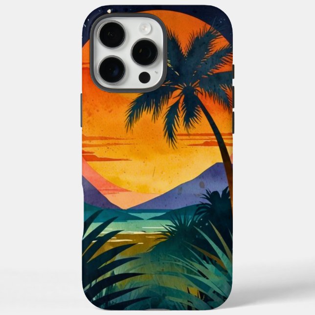 Funda iPhone 16 Pro Max cobertura de teléfono i (Reverso)