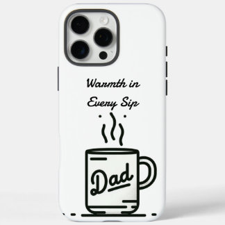 Funda iPhone 16 Pro Max Coffee Mug de papá ideas del día de regalo del pad