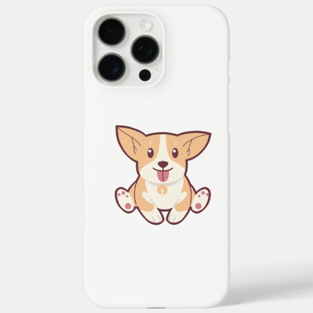 Funda iPhone 16 Pro Max Colección Cute Dog (Reverso )