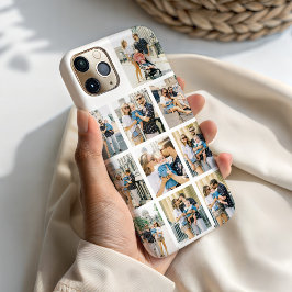 Funda iPhone 16 Pro Max Collage personalizado de 10 fotos