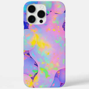 Funda iPhone 16 Pro Max Color abstracto del diseño vibrante de Pastel