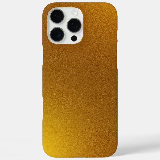 Funda iPhone 16 Pro Max Color dorado gradiente (Reverso )