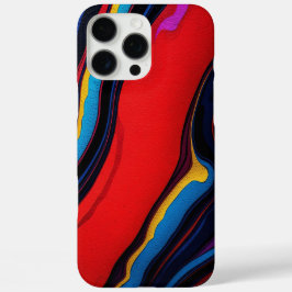 Funda iPhone 16 Pro Max Colores negrita" Resumen de líneas vibrantes