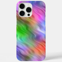 Funda iPhone 16 Pro Max Coloridas flores silvestres textura ondulada