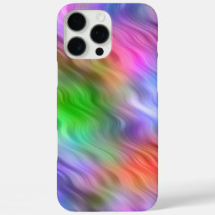 Funda iPhone 16 Pro Max Coloridas flores silvestres textura ondulada