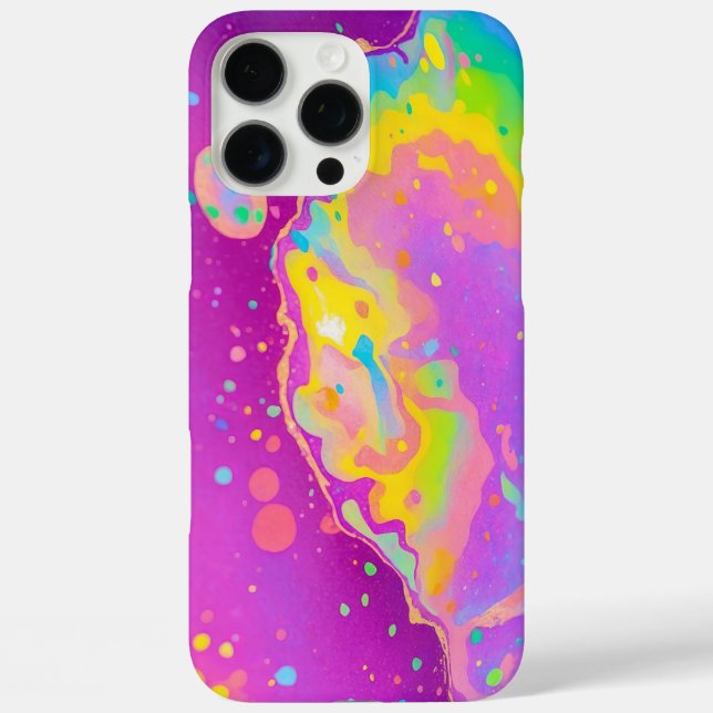 Funda iPhone 16 Pro Max Colorido Resumen Brillantes Brillantes (Reverso )