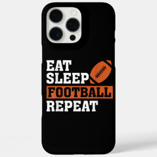 Funda iPhone 16 Pro Max Come Fútbol Dormir Repetir Impresionante Amar Fútb