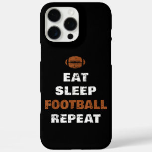 Funda iPhone 16 Pro Max Come Fútbol Duerme Repetir Ama Fútbol Vintage Gi