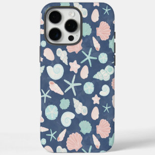 Funda iPhone 16 Pro Max Conchas Costeras Playa y Diseño Oceánico