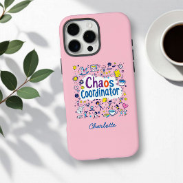 Funda iPhone 16 Pro Max Coordinador del caos | Mama Life | Dia divertida d