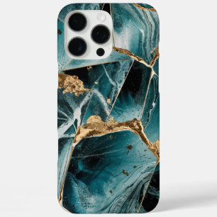 Funda iPhone 16 Pro Max Copper elegante   Oro Verde azulado Opulento Femen