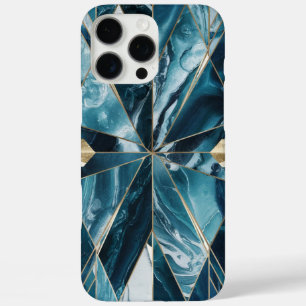 Funda iPhone 16 Pro Max Copper elegante Oro Verde azulado Opulento Femen