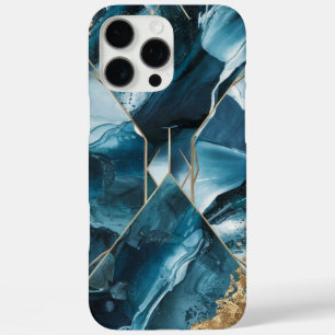 Funda iPhone 16 Pro Max Copper elegante Oro Verde azulado Opulento Femen
