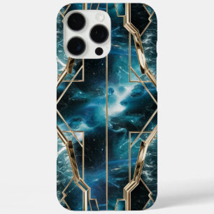Funda iPhone 16 Pro Max Copper elegante Oro Verde azulado Opulento Femen