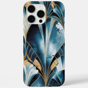Funda iPhone 16 Pro Max Copper elegante Oro Verde azulado Opulento Femen