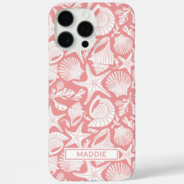 Funda iPhone 16 Pro Max Coral Shells Personalized