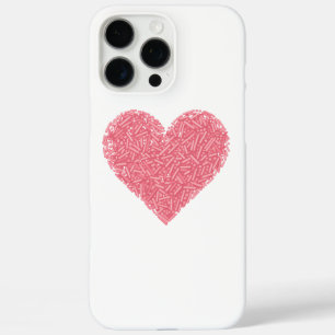Funda iPhone 16 Pro Max Corazón de salpicadura suave   Bebé Sprinkle