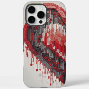 Funda iPhone 16 Pro Max Corazón elegante: mezcla perfecta de amor y protec