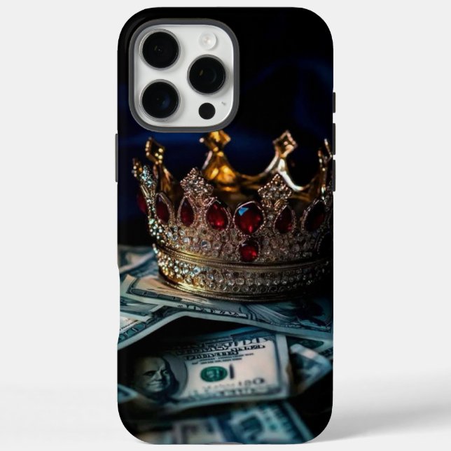 Funda iPhone 16 Pro Max Coronado en Riqueza (Reverso)