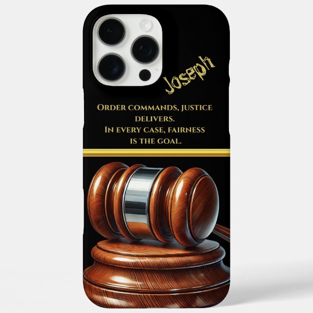 Funda iPhone 16 Pro Max Corte infalible de gloria justa (Reverso )