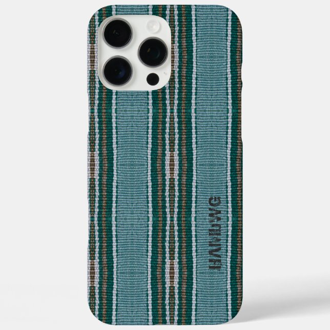 Funda iPhone 16 Pro Max Cubierta de teléfono celular HAMbWG - Hipster en V (Reverso )