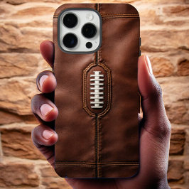 Funda iPhone 16 Pro Max Cuero de fútbol de Elite