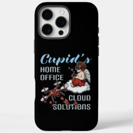 Funda iPhone 16 Pro Max Cupid’s Home Office, Drone Valentine’s Day