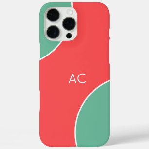 Funda iPhone 16 Pro Max Custom Modern Coral Minimalist