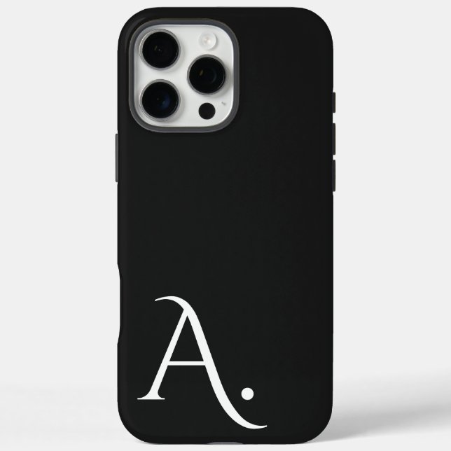 Funda iPhone 16 Pro Max Custom with Initial Name (Reverso)