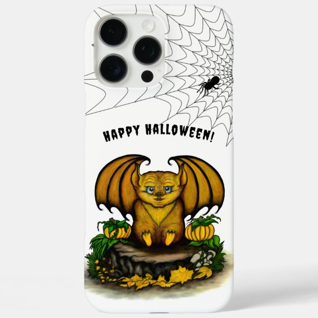 Funda iPhone 16 Pro Max Cute Halloween Bat (Reverso )