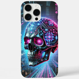 Funda iPhone 16 Pro Max Cyberpunk Skull