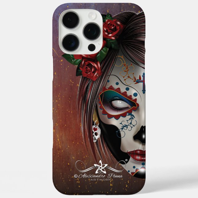 Funda iPhone 16 Pro Max D.D.L.M. La Catrina (Reverso )