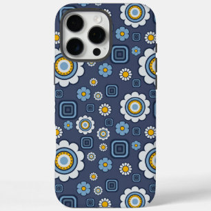 Funda iPhone 16 Pro Max Daisy Funky está en azul
