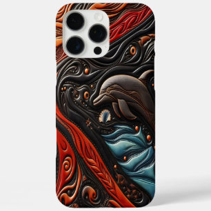 Funda iPhone 16 Pro Max Delfín Grácil en Movimiento