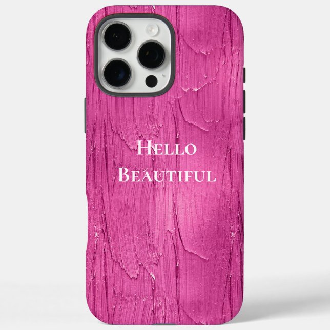 Funda iPhone 16 Pro Max Descongelación de pasteles rosados (Reverso)