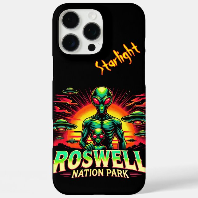 Funda iPhone 16 Pro Max ¡Descubrir los misterios de los extranjeros en Ros (Reverso )