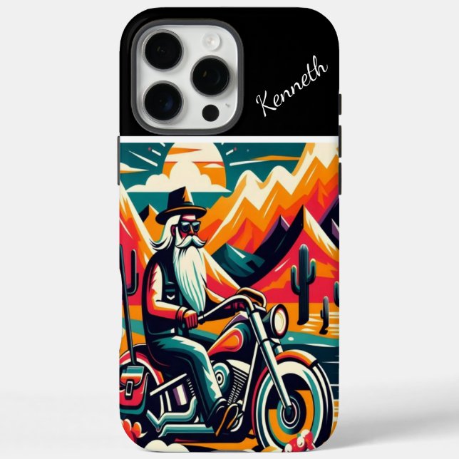 Funda iPhone 16 Pro Max Desert Rider Sunset (Reverso)