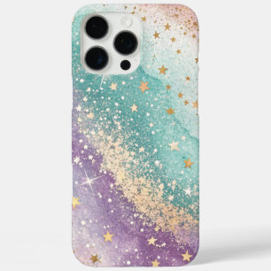 Funda iPhone 16 Pro Max deslumbramiento en oro verde azulado y morado