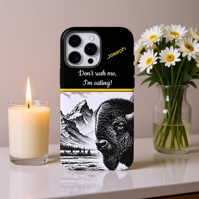 Funda iPhone 16 Pro Max Desnudos de búfalo por montañas empantanadas (Subido por el creador)