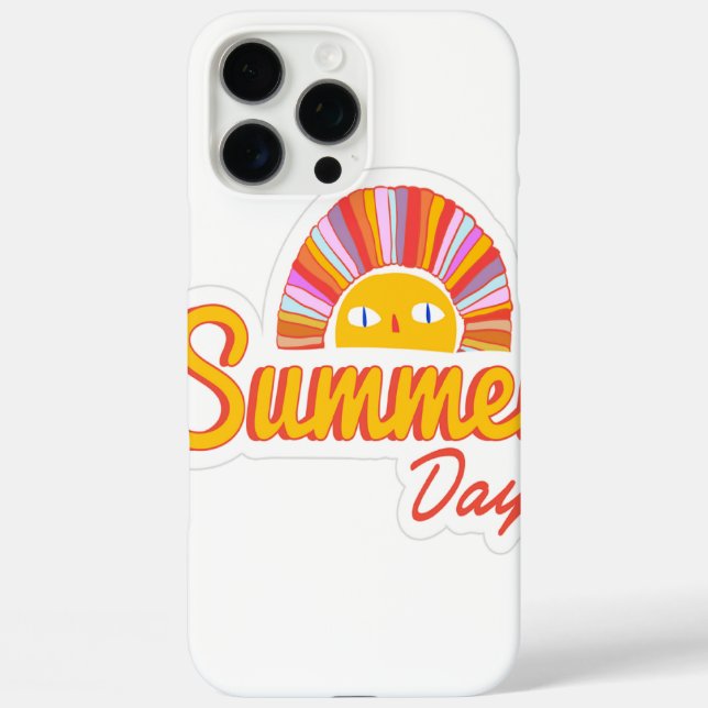 Funda iPhone 16 Pro Max Día de verano  (Reverso )