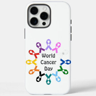 Funda iPhone 16 Pro Max Días Mundial del Cáncer de Mama Prostata de Colon