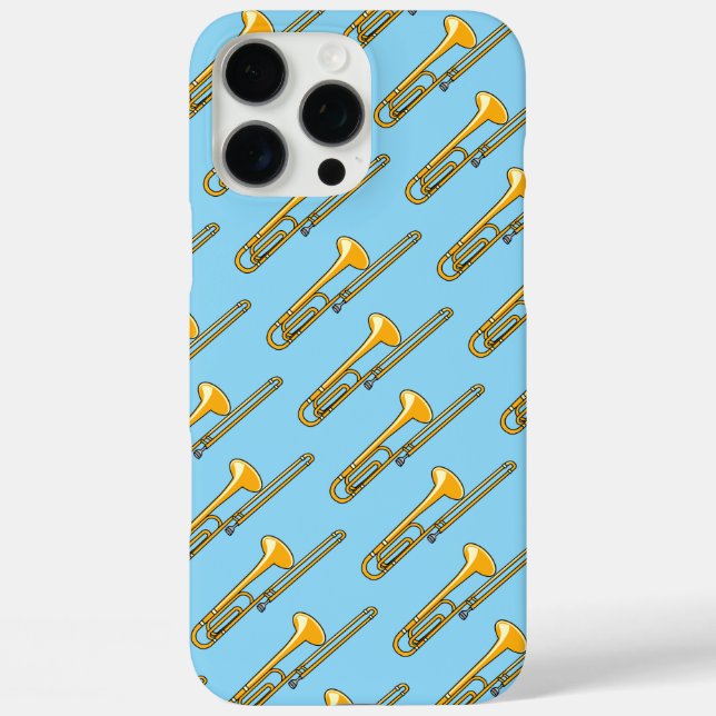 Funda iPhone 16 Pro Max Dibujo de trombos (Reverso )
