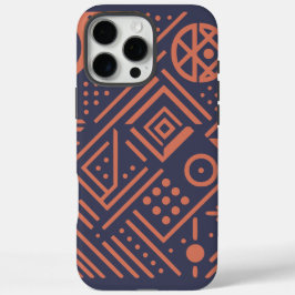 Funda iPhone 16 Pro Max Diseño abstracto con formas geométricas