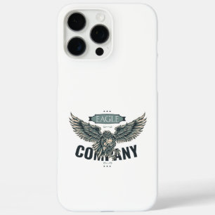 Funda iPhone 16 Pro Max Diseño Americano de la Compañía del Águila Retro